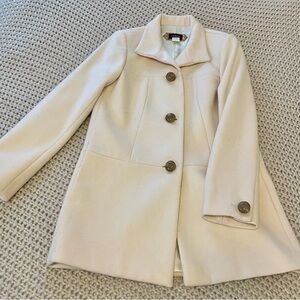 J.Crew Cream Wool/Cashmere Women's Coat